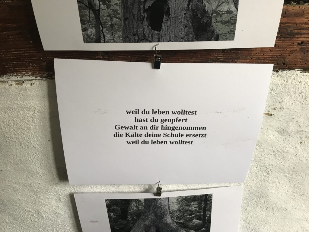 Gedichte aus dem Kunsthaus Lisa – Lesung und Ausstellung