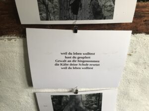 Gedichte aus dem Kunsthaus Lisa – Lesung und Ausstellung